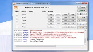 Resolve the xampp and Vmware Port 443 error