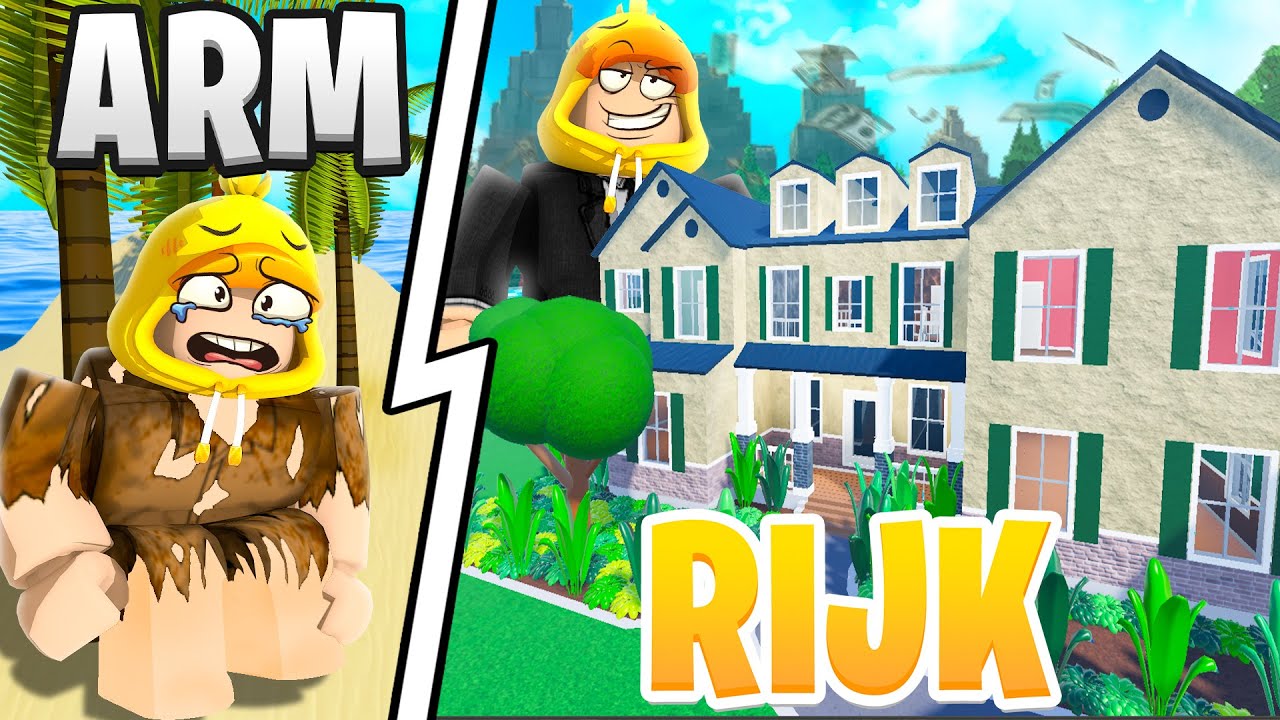 ROBLOX: Van DAKLOOS Naar MILJONAIR Op Een EILAND!