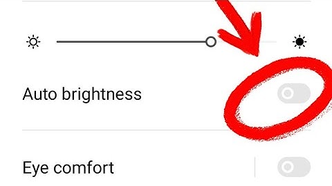 Display And Brightness oppo A96 phone, how to enable auto brightness mode