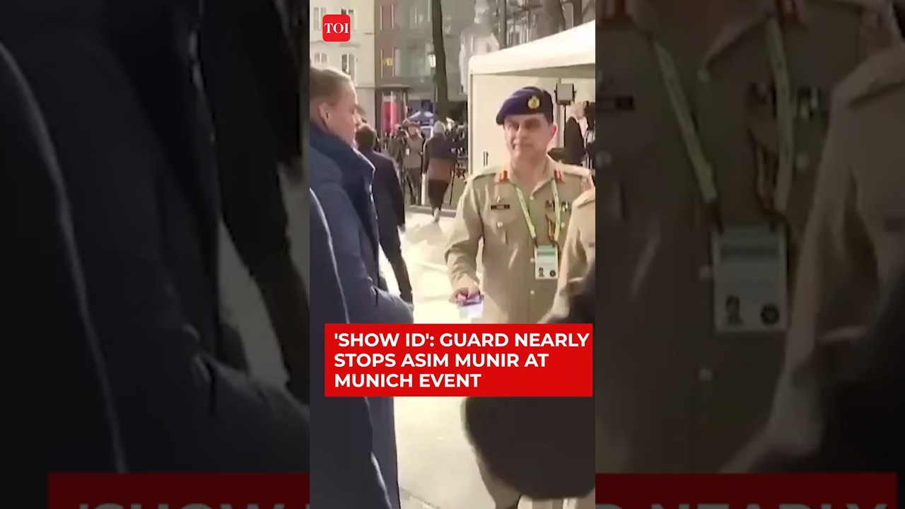 'Where Is Your ID?': Pak Army Chief Asim Munir's Awkward Moment, Nearly Stopped At Munich Event