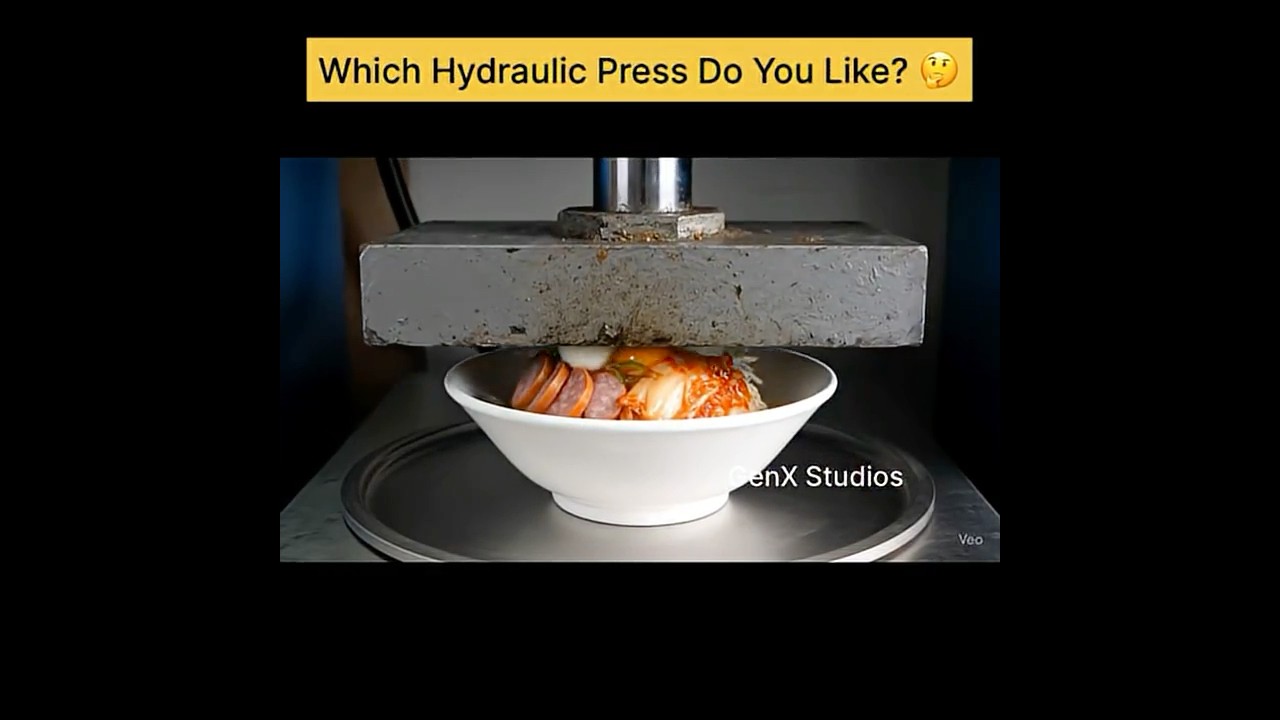 Ranking best AI Hydraulic Press Videos 😮 