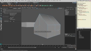 Subdividing polygons in Maya part 2/5