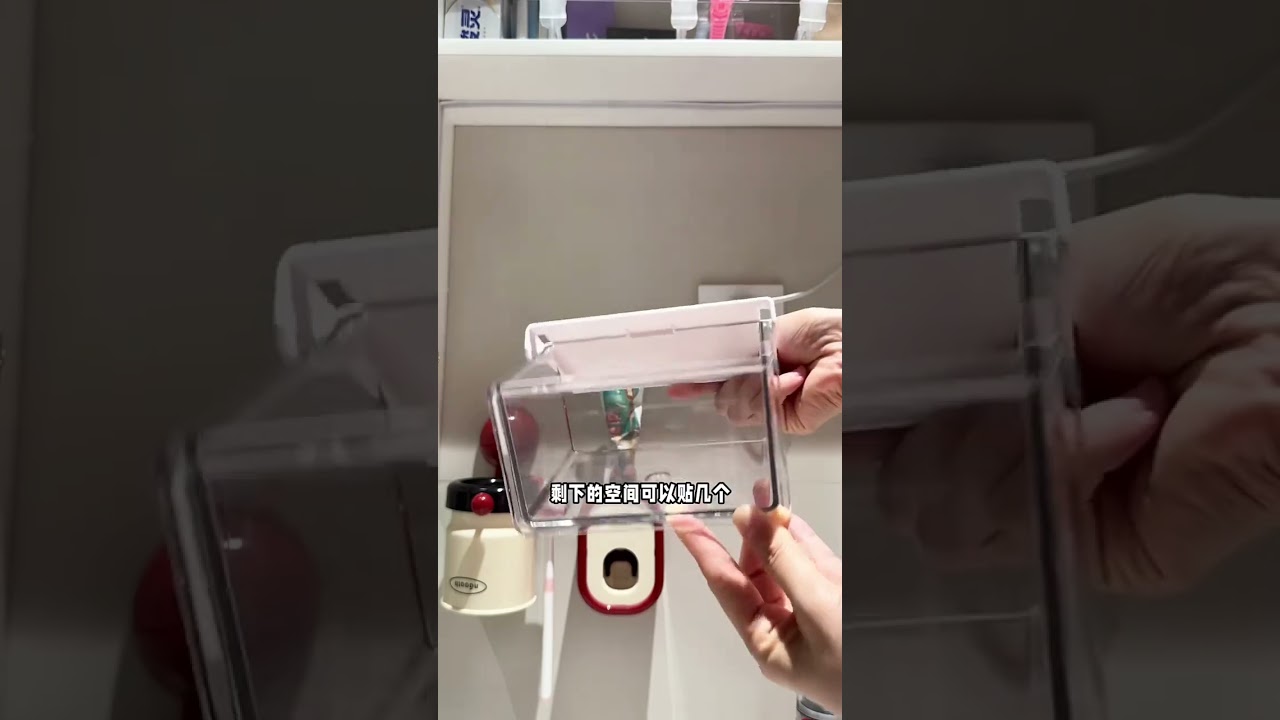 Xie Xiu bathroom cabinet storage full of practical tips neat and tidy super soothing