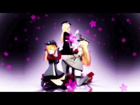 【MMD刀艦乱舞】金髪少女隊？で極楽浄土【乱藤四郎・ビスマルク・プリンツ】