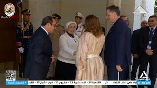 الرئيس السيسي يستقبل رئيس البوسنة والهرسك دينيس بيشيروفيتش الذي يقوم بزيارة لمصر