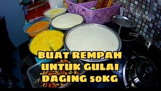 SIAPKAN REMPAH UNTUK GULAI DAGING 50 KG