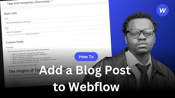 How To Add a Blog Post to Webflow | Step-by-Step Guide