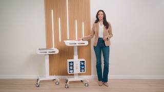 Vitalize Laptop Cart Demo: Mobile Cart for Care Teams