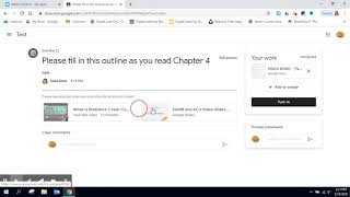 Submitting Work on Google Classroom