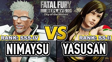 FF COTW ▰ NIMAYSU (Billy) vs YASUSAN (B.Jenet) ▰ Fatal Fury CotW High Level Gameplay