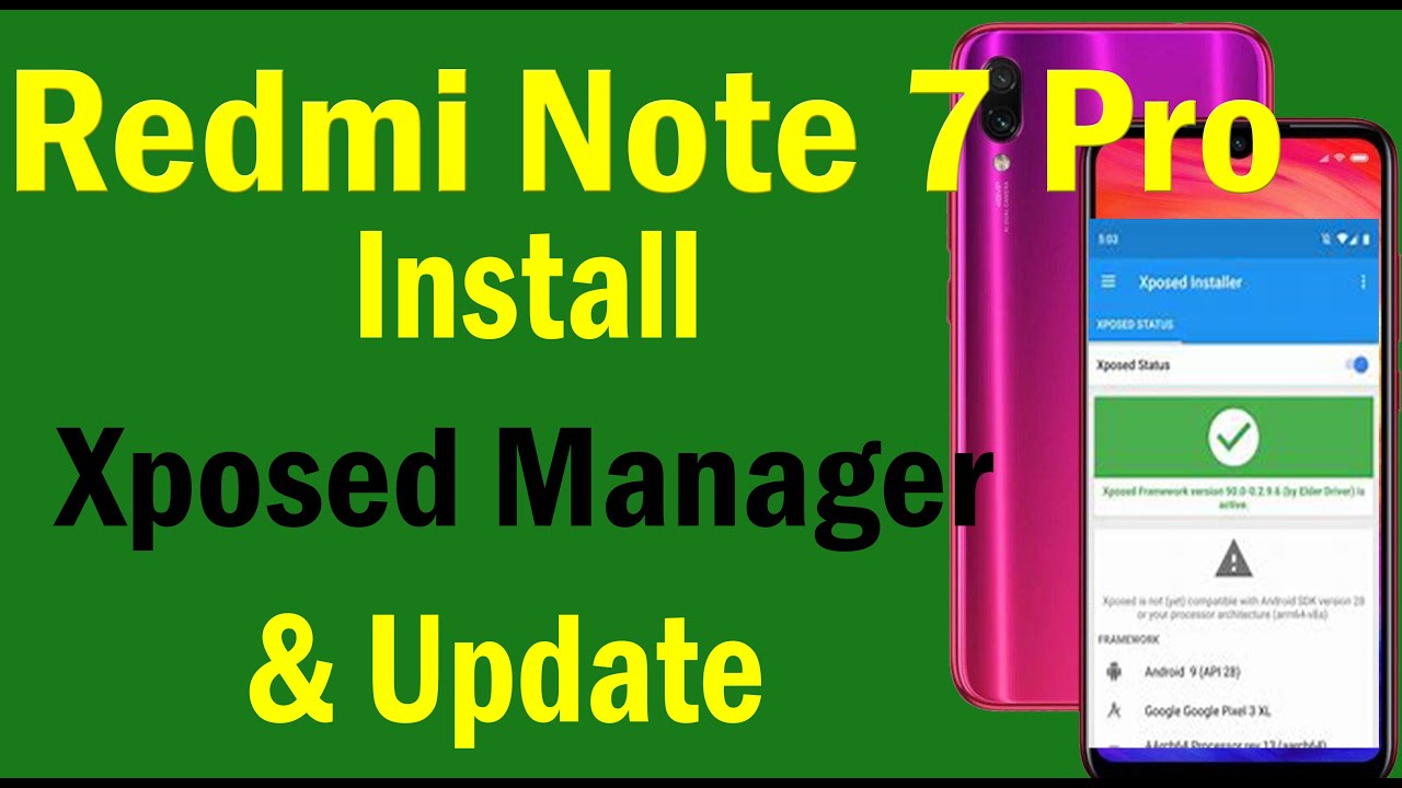 How to install EdXposed redmi note 7 pro | xposed install on redmi note ...