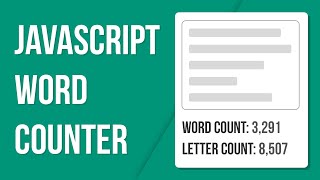 How to Create a Word Counter - JavaScript Project For Beginners