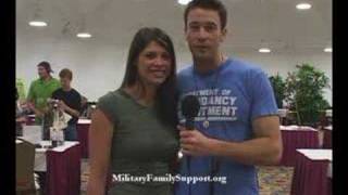 Sarah and James - Hi Troops!