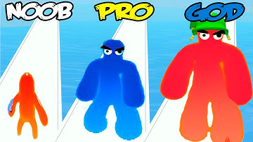 NOOB vs PRO vs HACKER in Blob Shooter 3D