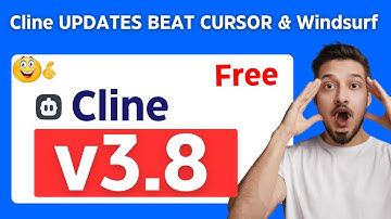 Cline v3.8 UPDATE : Fully FREE Autonomous AI Coding Agent! BEATS CURSOR, Bolt.new , Windsurf