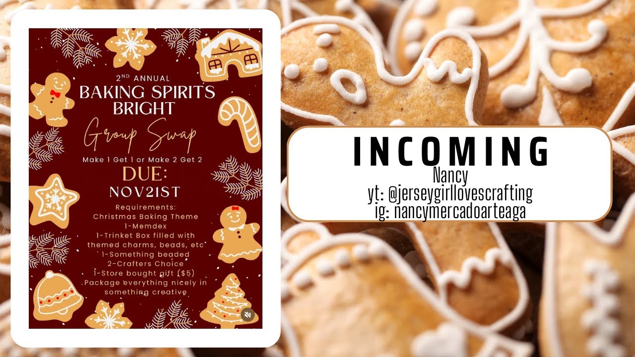 Baking Spirits Bright Swap 2nd Annual Christmas Paper Crafting Swap hosted by @sweetgirlythings 