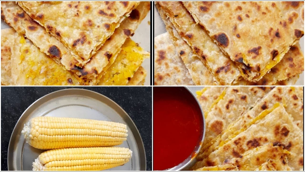 Corn Paratha! Sweet Corn Paratha/ कॉर्न पराठा / स्वीट कार्न पराठा YouTube