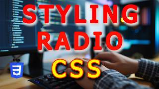 Custom RADIO BUTTON HTML CSS 🔴 Styling radio buttons 🔴 Custom radio CSS