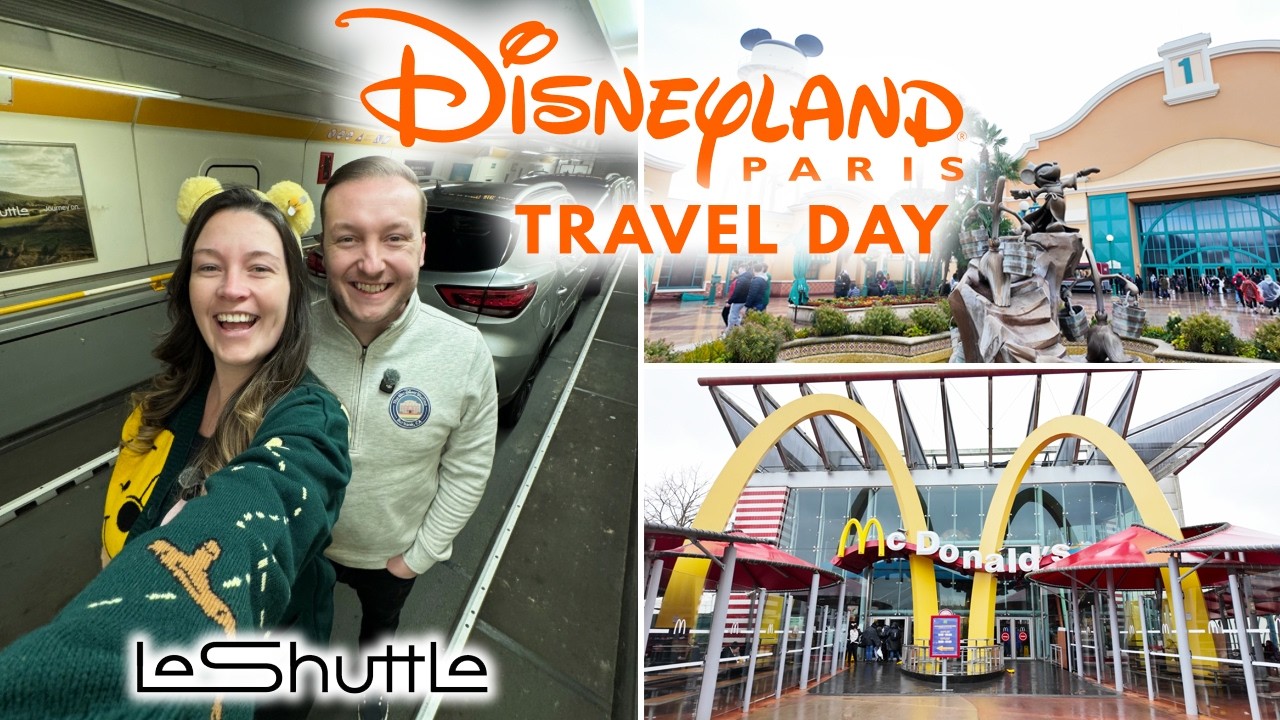 Disneyland Paris Travel Day Vlog 🚗 | LeShuttle, NEW Disney Merch & Walt Disney Studios Park
