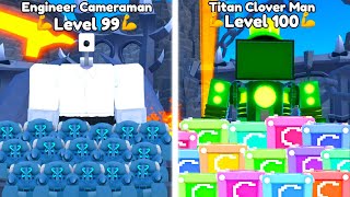 😱 CLOVER + ENGI ENDLESS 🤑 10k CLOVER TRADE 💀 - Toilet Tower Defense