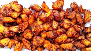 How To Make Spicy Fried Ripe Plantain At Home (Kelewele). Ghanaian Food. A Must Try.