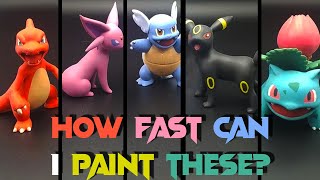 Speedrunning Pokemon IRL?? | Hand-painting 3D Printed figures in 4 Minutes! by AsimPaints 376 views 2 months ago 4 minutes, 15 seconds