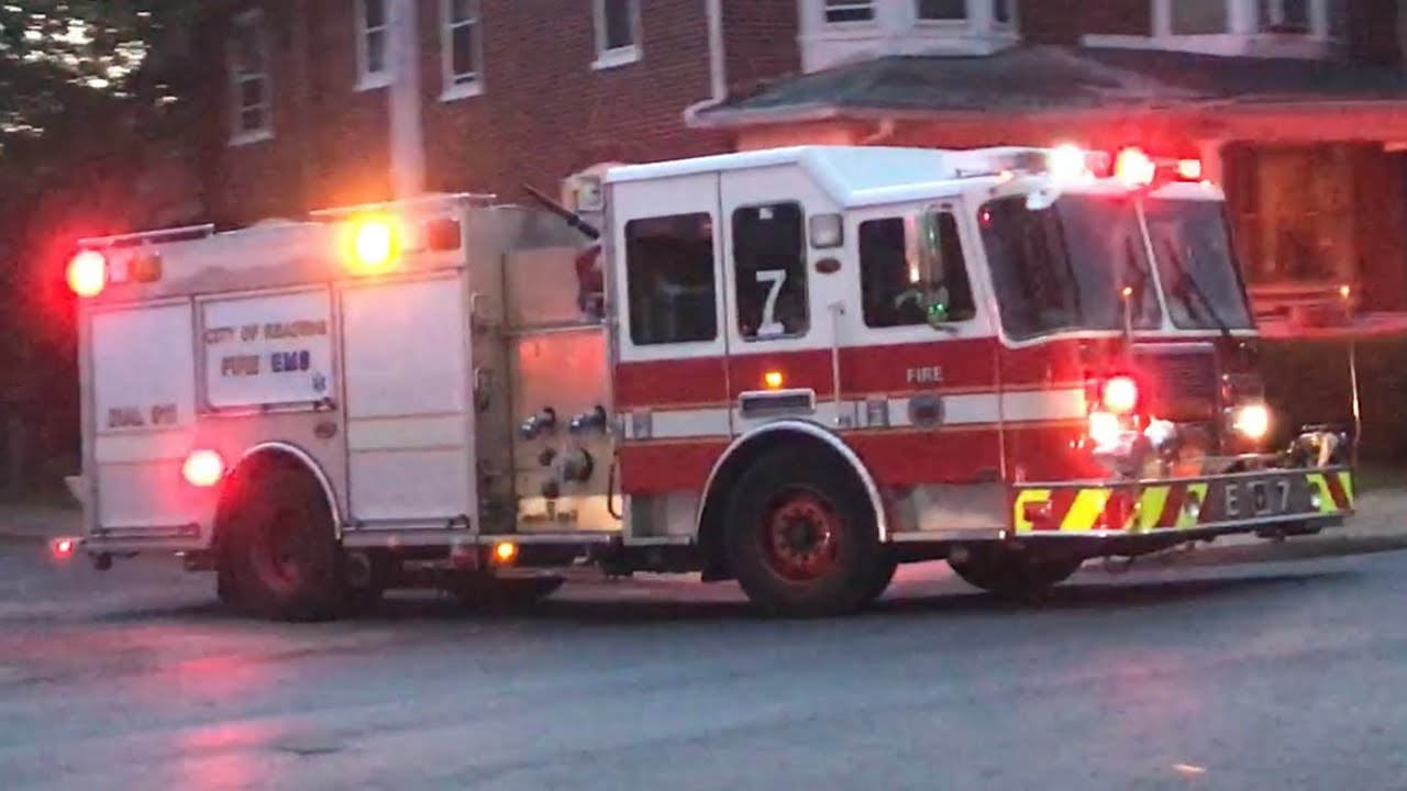 West Reading Fire Dept Rescue 64 & Reading Fire Dept Engine 7