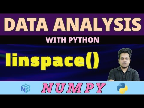 linspace() | Numpy | Data Analysis with Python - YouTube