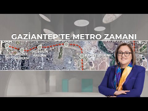 Gaziantep'te Metro Zamanı! 🚈