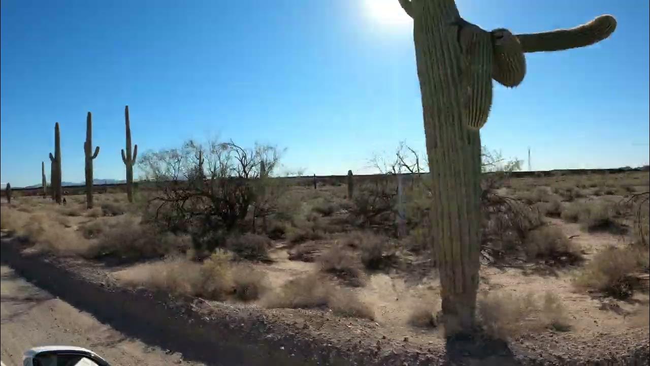 Puerto Blanco Dr, US/Mexico Border Wall, Organ Pipe Cactus National Monument 27 Oct 2022