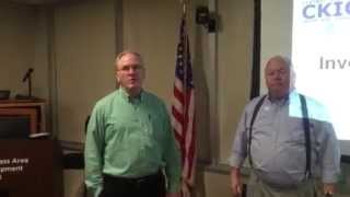 Don Skaggs with Curtis Droege at the CKIC Nov 3rd