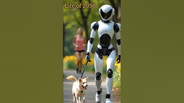 Imagining 2050: #robot #future #ai  #tech #technology #facts #shorts  #technical #technews #animals