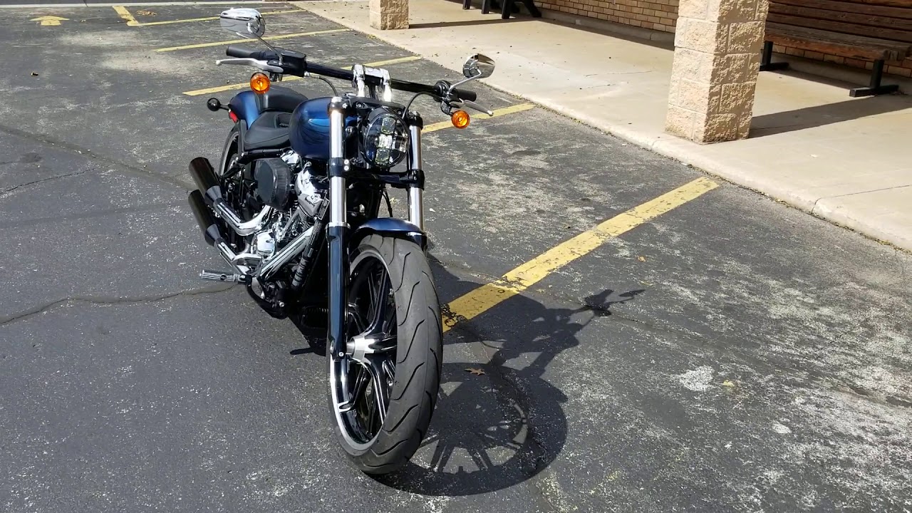 2018 HARLEY-DAVIDSON FXBRS ANNIVERSAY SOSTAIL BREAKOUT 114 IN LEGEND BLUE DENIM