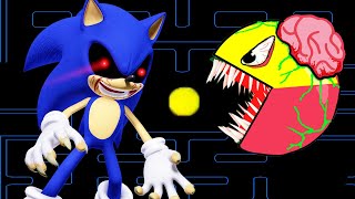 Pacman Vs Sonic.exe Pacman Stop Motion Game
