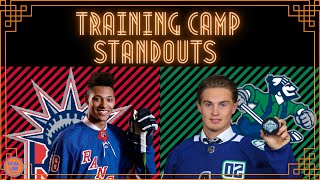 Canucks Hoglander and Rangers Miller Turning Heads In Training Camp