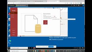 Comp1115 - MS Access Database on OneDrive