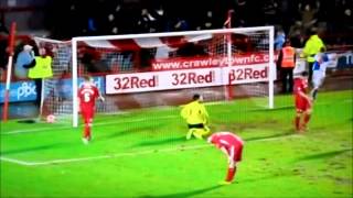 CRAWLEY TOWN 1 V BRISTOL ROVERS 2 FA CUP REPLAY...8/Jan/2014