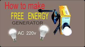 how to make free energy generator at home using ceiling fan