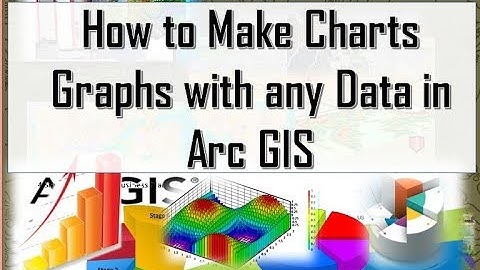 How to Make Charts Graphs with any Data in Arc GIS |Attractive Bar Chart|Pie Charts|2019|Tutorial17