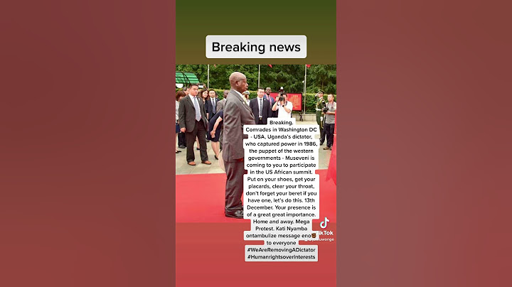 Breaking news, Ugandans in the USA, Washington DC. #bobiwine #Jbmuwonge #Museveni mustgo