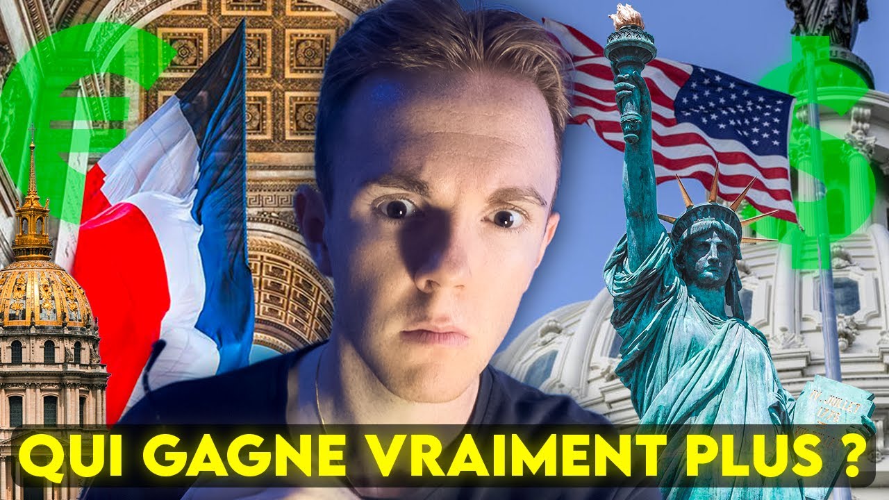 La différence de salaire entre France et États-Unis