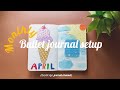 APRIL JOURNALING Method ✨ | മലയാളം JOURNALING CHANNEL | Bullet Journal Setup