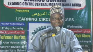 Virtues of Fasting in Muḥarram, Sha‘bān, and al-Ash-hur al-Ḥurum | Dr. Luqman Idris Sekoni