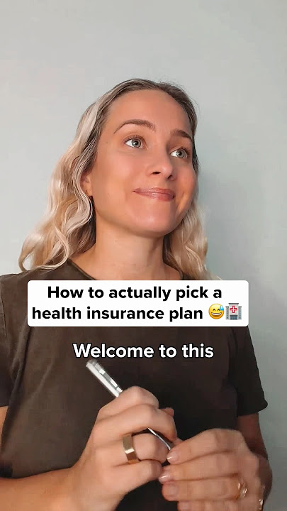 How to pick a health insurance plan at work 101 🏥😅