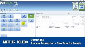 DataBridge: Process Transaction - Two Pass No Presets