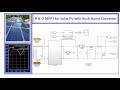 Perturb and Observe MPPT for Solar PV with Buck Boost Converter