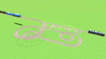 TRAIN SIMULATOR GAME SNAKE WALA TRICK RUNNING TRACK RAILROAD RAILWORK TRAIN 