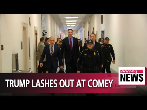 Trump calls ex-FBI chief James Comey's testimony "all lies"