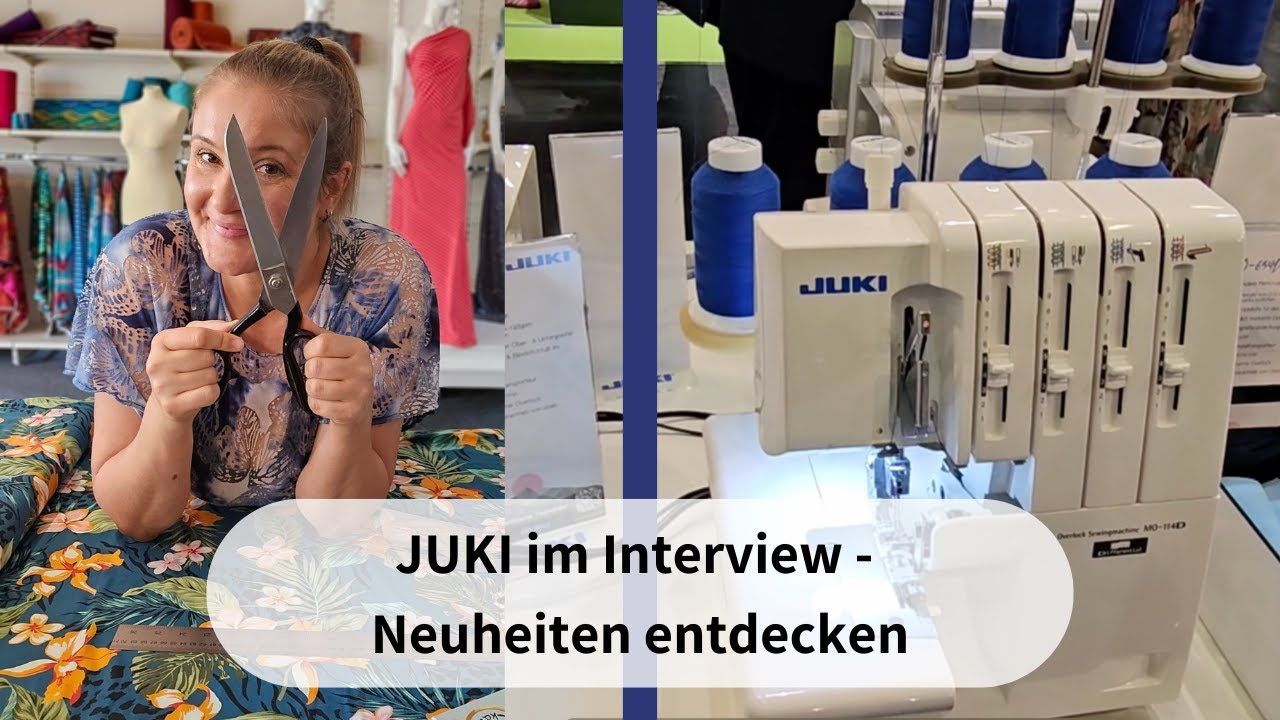 JUKI im Interview: Spannende Nähmaschinen-Neuheiten!| H+H Köln 2025