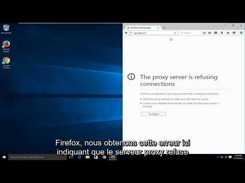 Le serveur proxy refuse les connexions dans Firefox SOLUTION